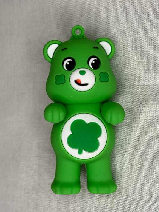 Colorful Bear Ornament/Keychain Charm -- Good Luck